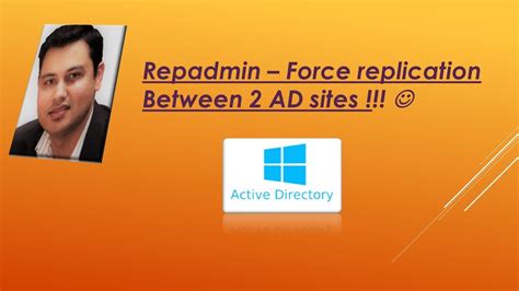 repadmin force replication.